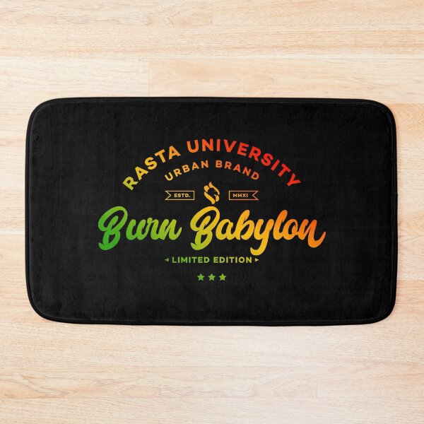 Item preview, Rasta University Burn Babylon Limited Edition Rasta Colors Reggae designed and sold by rastauniversity.