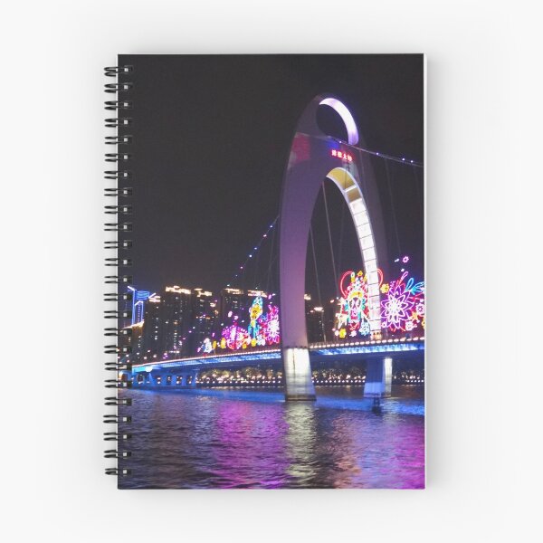 Item preview, Bridge Over The River At Night - Guangzhou, China designed and sold by exploramum.