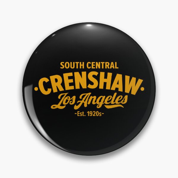 Item preview, South Central Los Angeles - Crenshaw Logo - yellow designed and sold by Boogosh.