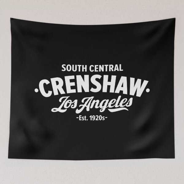 Item preview, South Central Los Angeles - Crenshaw Logo - white designed and sold by Boogosh.