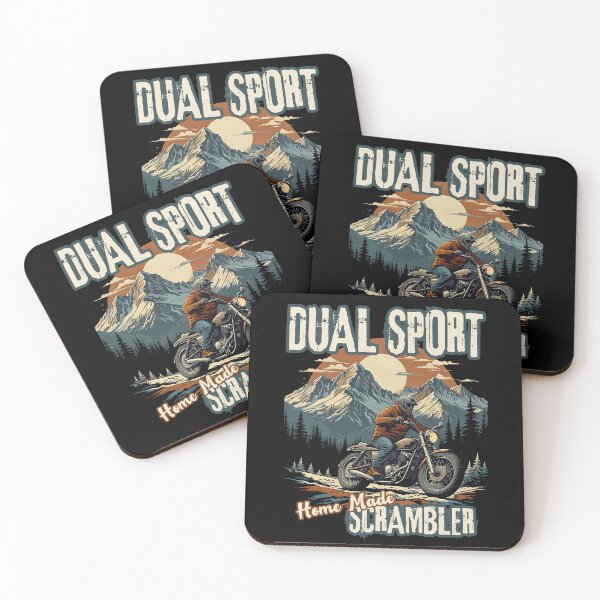 Item preview, DUAL SPORT home made Scrambler cool retro motorcycle design designed and sold by Jt41.