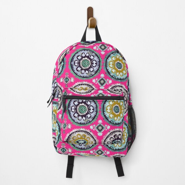 Item preview, Oriental Suzani Vibes Pink designed and sold by Alessandro Remo Mazzoni Remotextiles.
