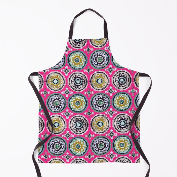 Item preview, Oriental Suzani Vibes Pink designed and sold by Alessandro Remo Mazzoni Remotextiles.