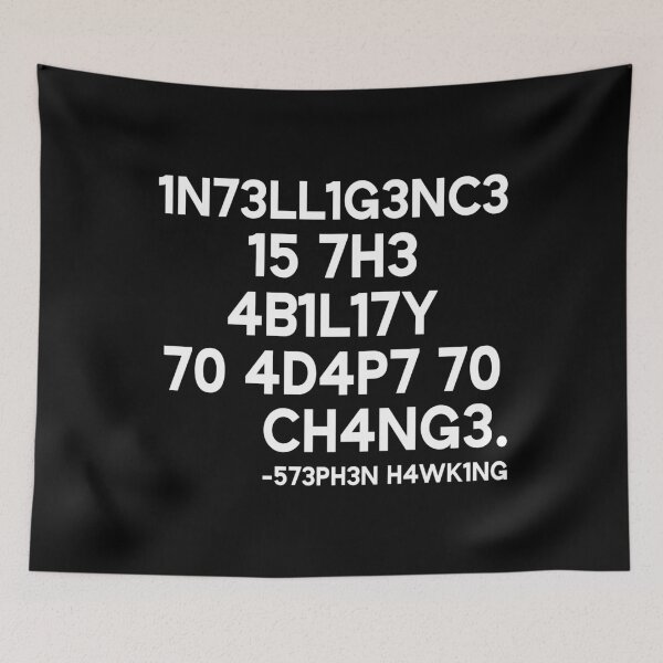 Item preview, Intelligence Is The Ability To Adapt To Change - Only For Smart People designed and sold by MadeByRobots.