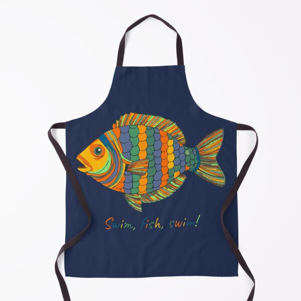 Item preview, Swim, fish, swim! Colorful fish and text designed and sold by ZorianArt.