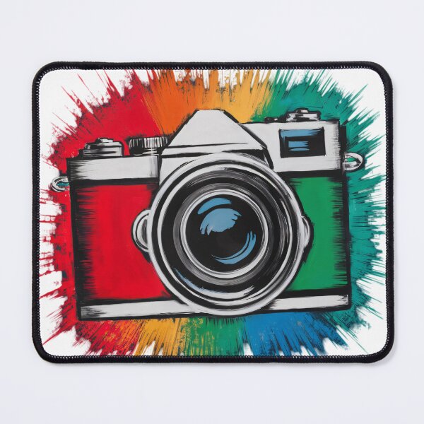 Item preview, colourful camera designed and sold by editattire.