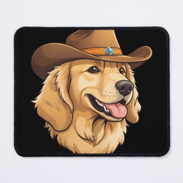 Item preview, Golden Retriever Cowboy - Western Dog Adventure Design designed and sold by andasanc14.