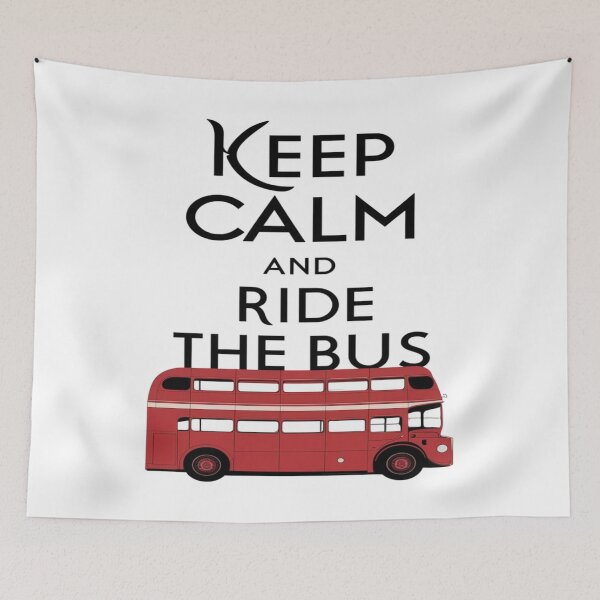 Item preview, London Bus- Keep Calm and Ride the Bus designed and sold by Globalcitytees.