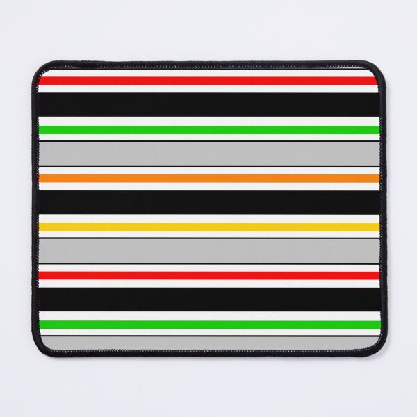 Item preview, Grey Black Colorful Stripes Pattern designed and sold by PatternTitan.