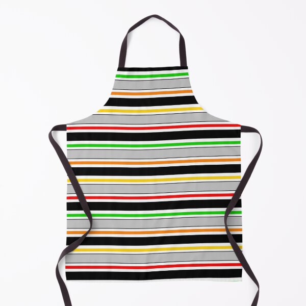 Item preview, Grey Black Colorful Stripes Pattern designed and sold by PatternTitan.