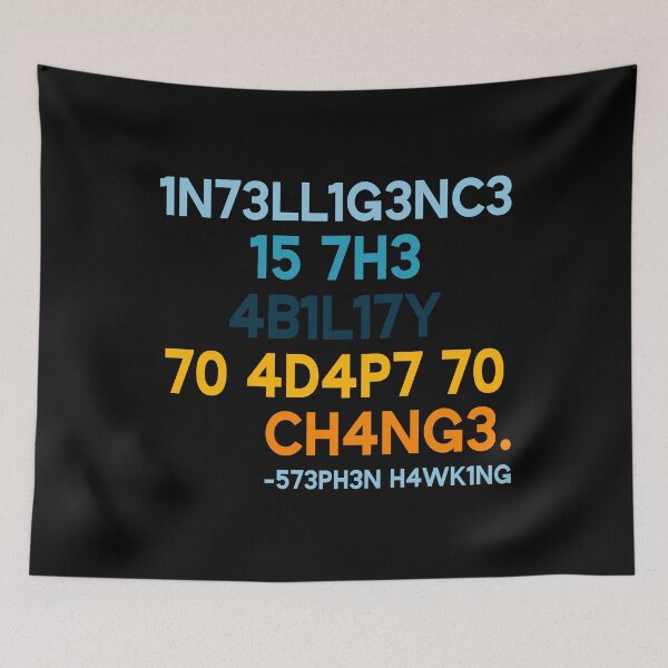 Item preview, Intelligence Is The Ability To Adapt To Change - Only For Smart People 06 designed and sold by MadeByRobots.