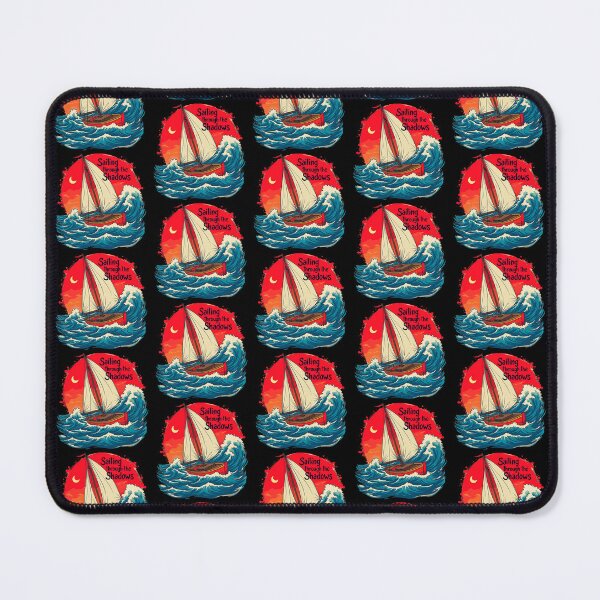 Item preview, Sailboat Navigating through Stormy Waves designed and sold by artwaves.