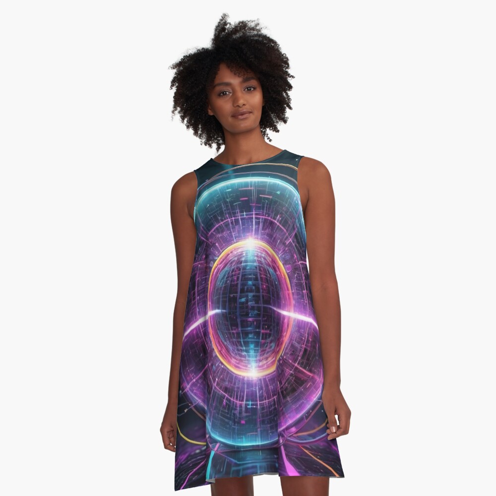 Item preview, A-Line Dress designed and sold by eXtraHumans.