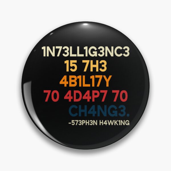 Item preview, Intelligence Is The Ability To Adapt To Change - Only For Smart People 07 designed and sold by MadeByRobots.