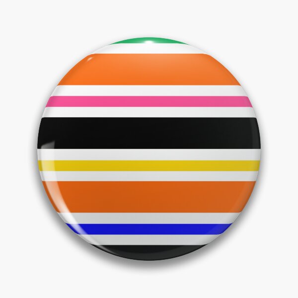 Item preview, Orange Black Colorful Stripes Pattern designed and sold by PatternTitan.