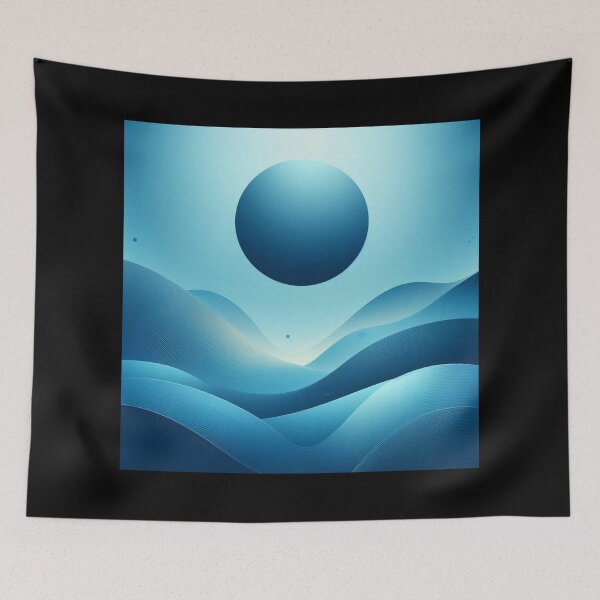 Item preview, Brushed Blue 7 designed and sold by Sybille-Yates.