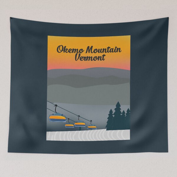Item preview, Okemo Mountain Vermont designed and sold by AdventureModa.