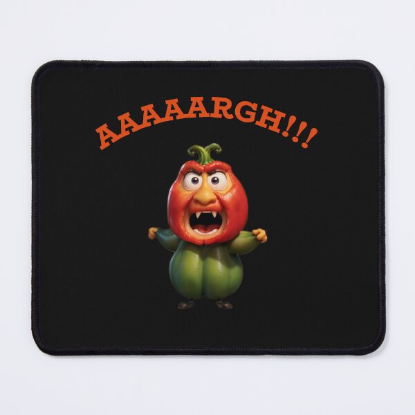 Item preview, Argh angry red pepper designed and sold by OAKDEN.