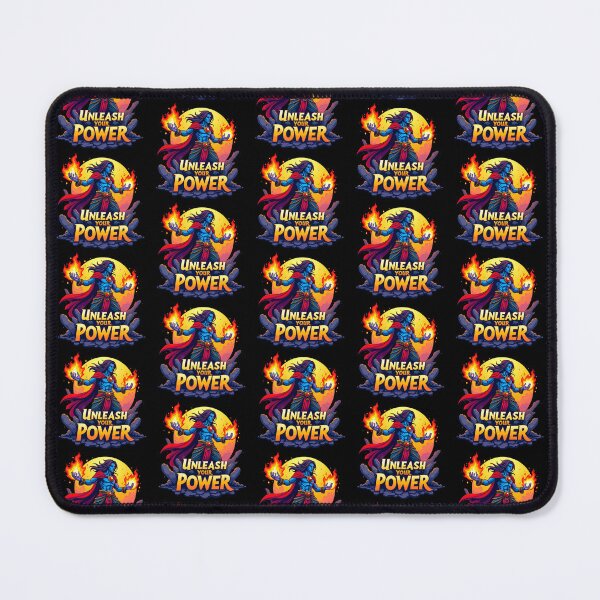 Item preview, Mystical Warrior Unleashing Fiery Power designed and sold by artwaves.