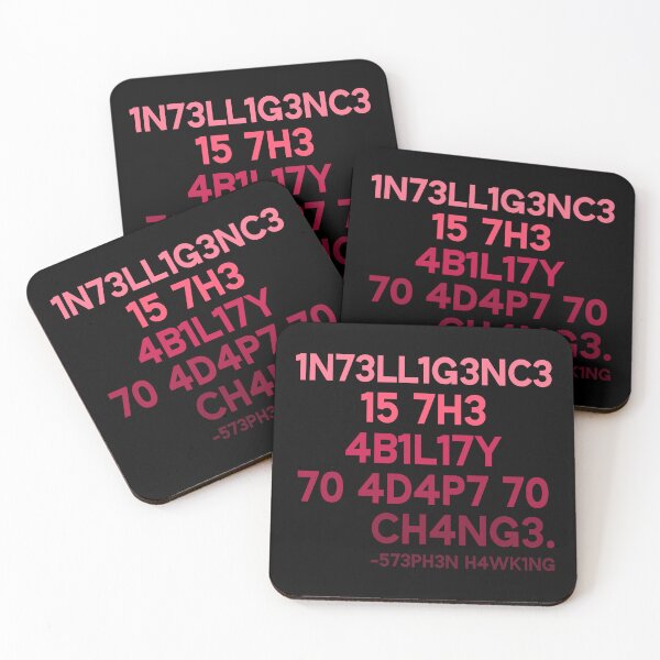 Item preview, Intelligence Is The Ability To Adapt To Change - Only For Smart People 12 designed and sold by MadeByRobots.