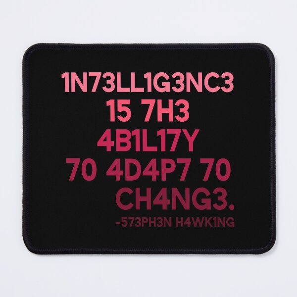 Item preview, Intelligence Is The Ability To Adapt To Change - Only For Smart People 12 designed and sold by MadeByRobots.