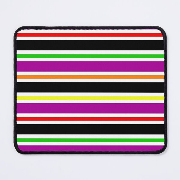 Item preview, Purple Black Colorful Stripes Pattern designed and sold by PatternTitan.