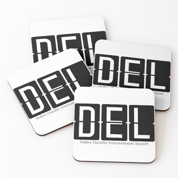 Item preview, DEL Delhi Indira Gandhi International Airport Sticker New Delhi India designed and sold by covertoven17.