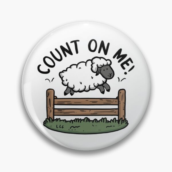 Item preview, sheep jumping over a fence designed and sold by iglo.