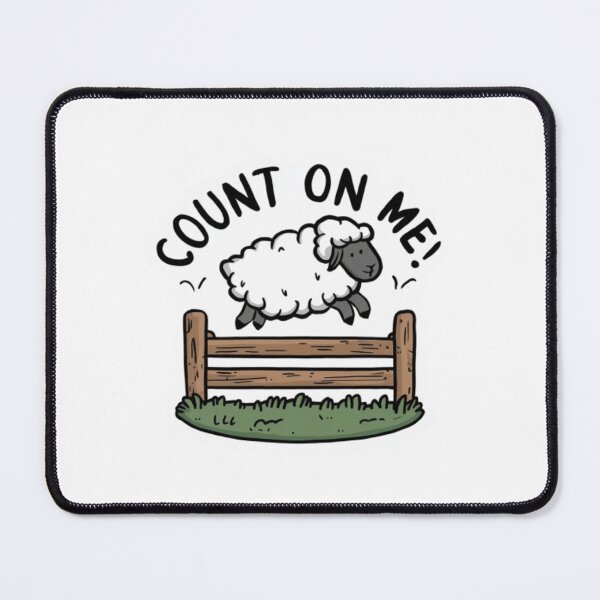 Item preview, sheep jumping over a fence designed and sold by iglo.
