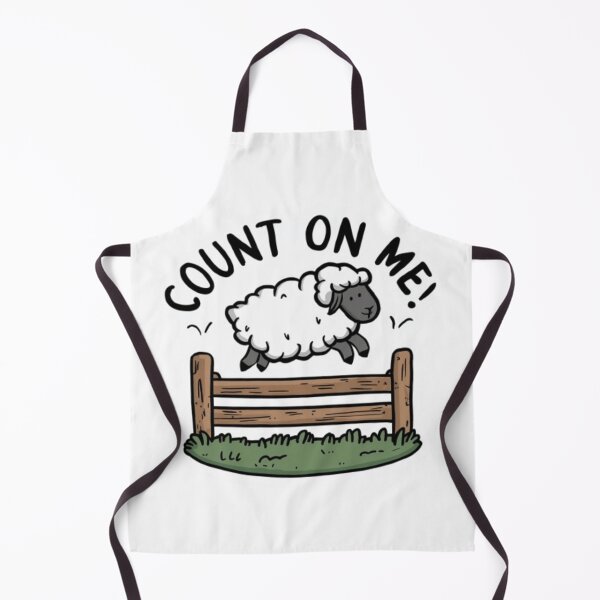 Item preview, sheep jumping over a fence designed and sold by iglo.