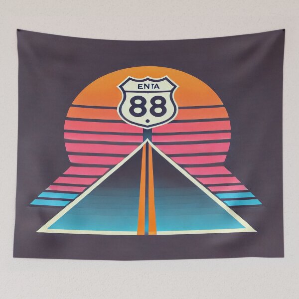 Item preview, Minimalist 80s Highway Sign designed and sold by Genady.