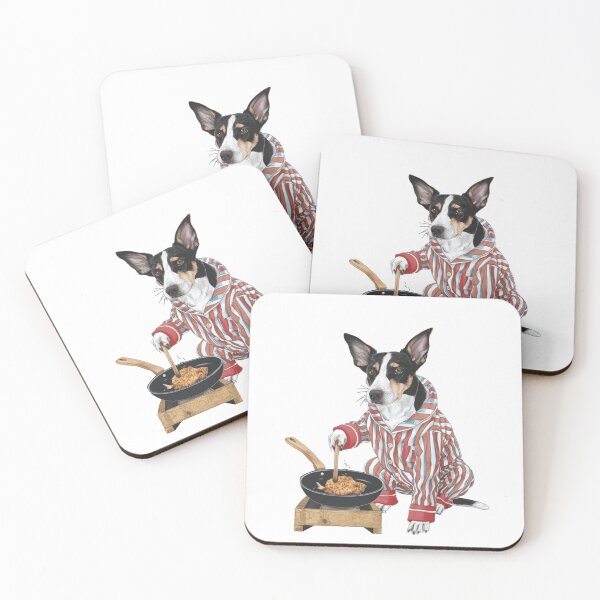 Item preview, Dog with a frying pan designed and sold by KukerLukii.