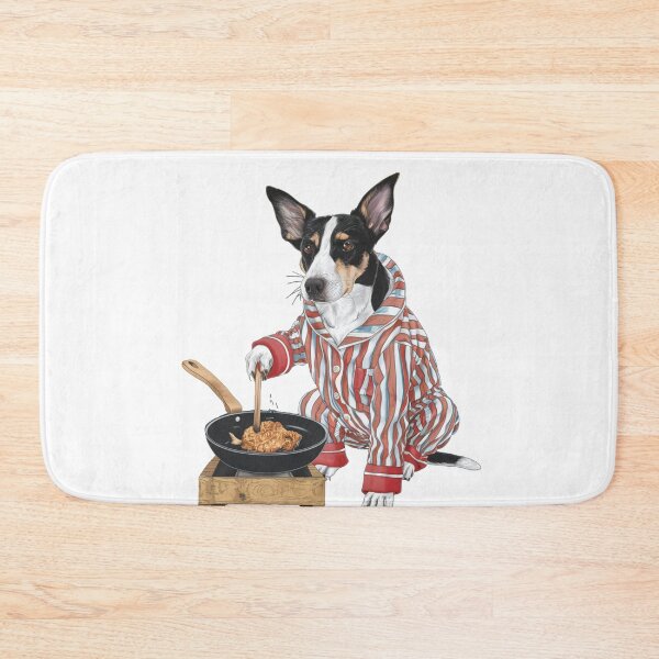 Item preview, Dog with a frying pan designed and sold by KukerLukii.