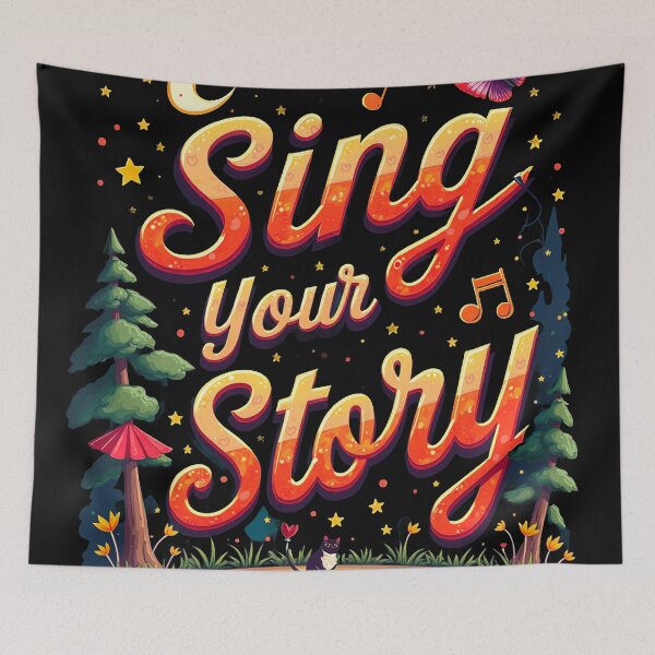 Item preview, Sing Your Story Inspirational Artwork designed and sold by artwaves.