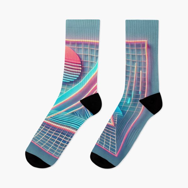 Item preview, Minimalist Synthwave Triangles and Grids designed and sold by Genady.