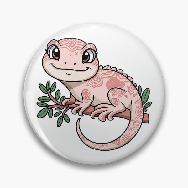Item preview, Cute Pink Lizard  designed and sold by canvadreamer444.