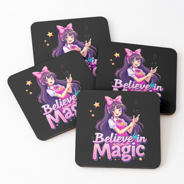 Item preview, Anime Girl with Magical Stars designed and sold by artwaves.
