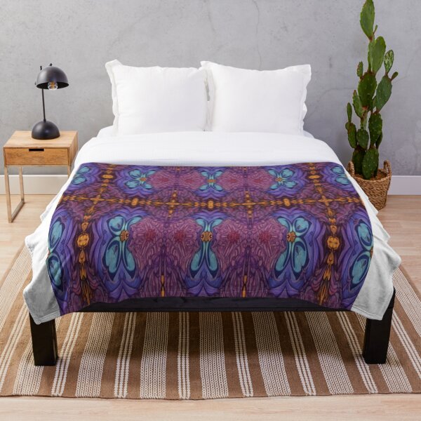 Item preview, Kaleidoscope Purple Gold  designed and sold by ArtC-Designs by Kathy Higgins.