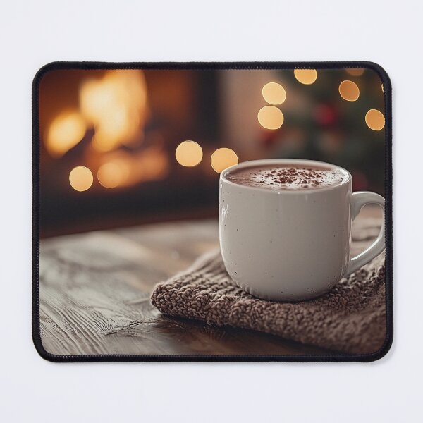 Artikelvorschau, Heiße Schokolade am Kamin Bokeh entworfen und verkauft von KootenayDesigns.