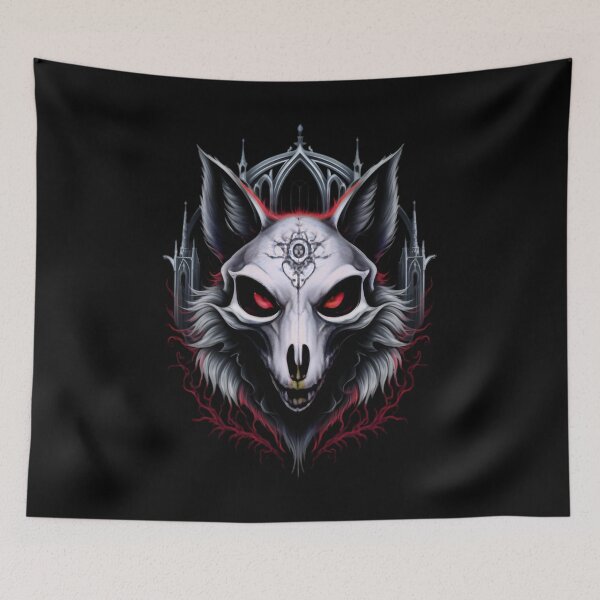 Item preview, Gothic Fox Skull designed and sold by Mr-Feniks-55.
