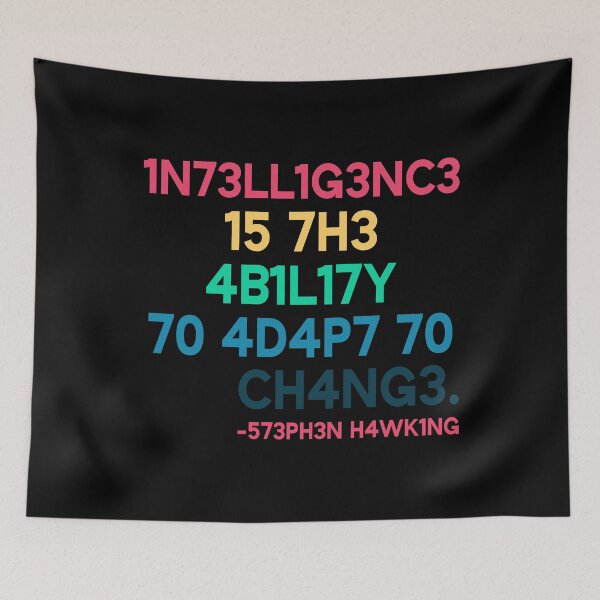 Item preview, Intelligence Is The Ability To Adapt To Change - Only For Smart People 16 designed and sold by MadeByRobots.