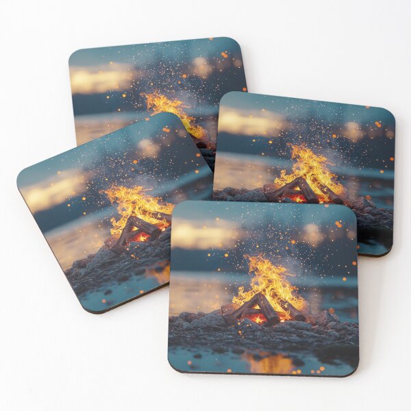 Item preview, Lakeside Campfire Bokeh designed and sold by KootenayDesigns.