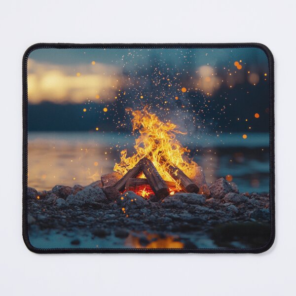 Item preview, Lakeside Campfire Bokeh designed and sold by KootenayDesigns.