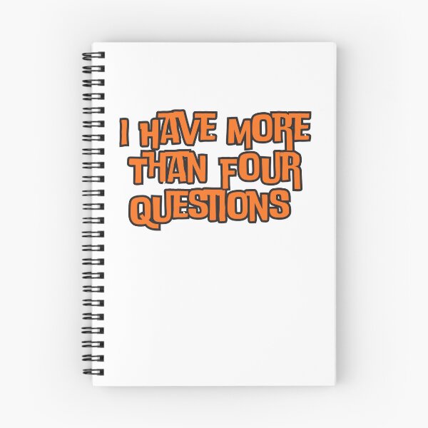 Item preview, I Have More Than Four Questions designed and sold by ladylalitafanta.