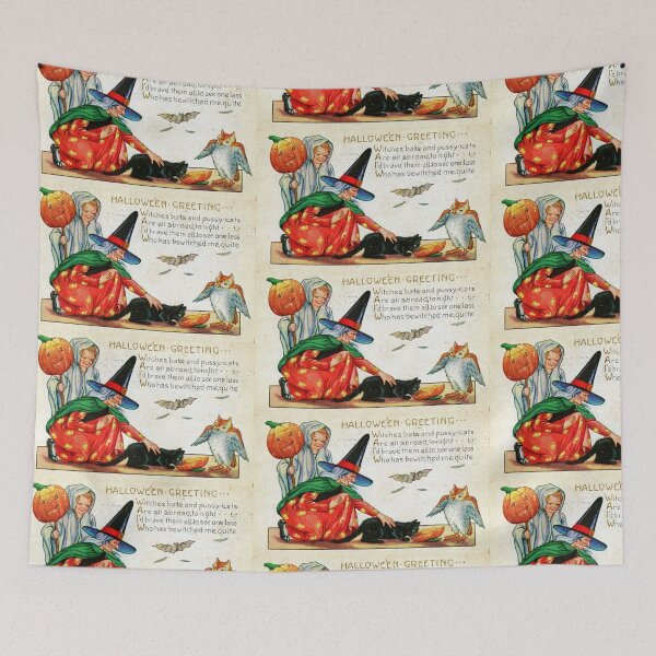 Item preview, Vintage halloween post card designed and sold by stevepaint.