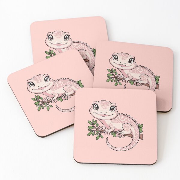Item preview, Cute Pink Lizard Kawaii designed and sold by canvadreamer444.