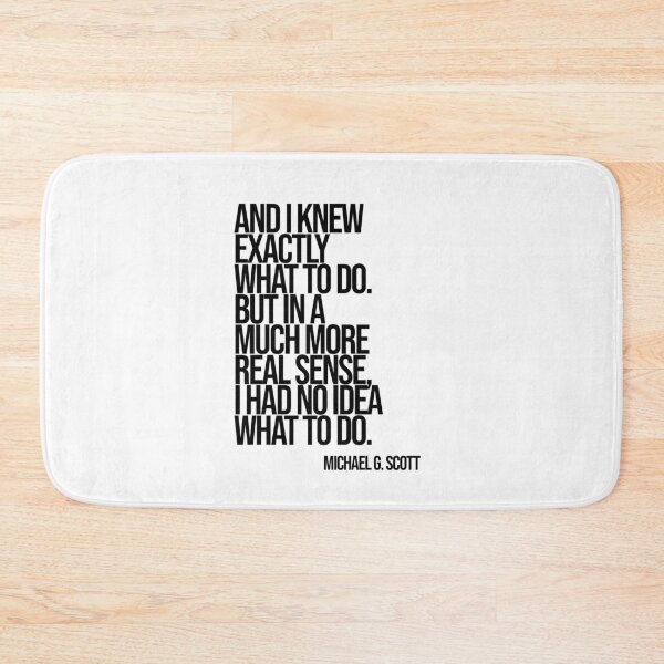 Item preview, Michael Scott The Office Funny Quote designed and sold by Enea Kelo.