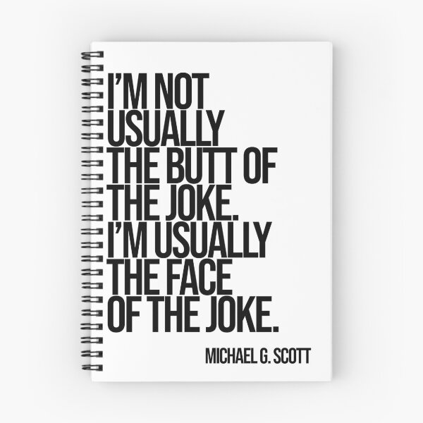 Item preview, Michael Scott The Office Funny Quote designed and sold by Enea Kelo.