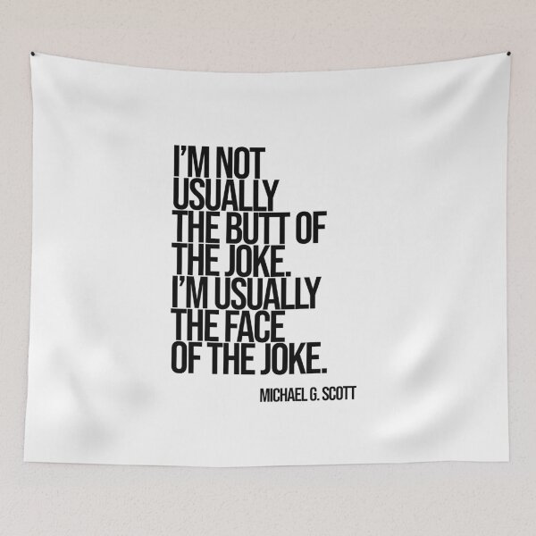 Item preview, Michael Scott The Office Funny Quote designed and sold by Enea Kelo.