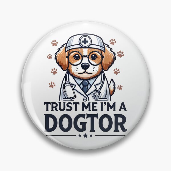Item preview, Trust Me I'm A Dogtor | Funny Veterinarian Pun designed and sold by DuxDesigns.